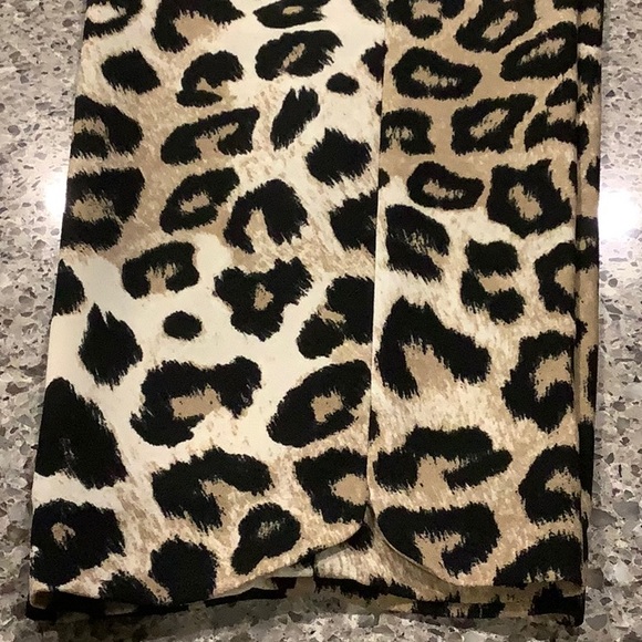 Women’s animal print elastic waist pants - Picture 5 of 6